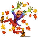 Video sticker 🍁 Jack Pumpkin Head