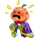Telegram sticker 😡 Jack Pumpkin Head