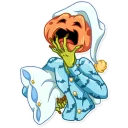 Telegram sticker 😪 Jack Pumpkin Head