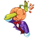 Telegram sticker 🤦 Jack Pumpkin Head