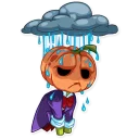 Telegram sticker 😞 Jack Pumpkin Head