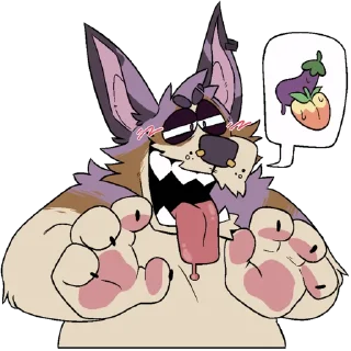 Telegram sticker 🍑 RoryCorgi