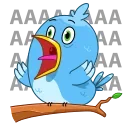 Telegram sticker 😫 BlueBird