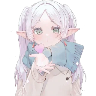 Telegram sticker 🤩 Фрирен @TgEmodziBot