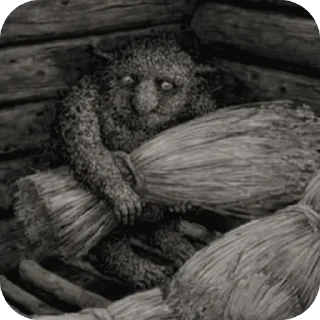 Telegram sticker 🫥 Чертовушник