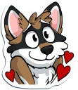 Telegram sticker 😍 Huscoon by Tirrel