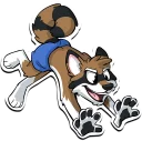 Telegram sticker 🐶 Huscoon by Tirrel