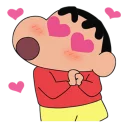 Sticker 😍 Crayon Shin-chan @stickerscar