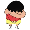 Video sticker 🙇‍♂ Crayon Shin-chan @stickerscar
