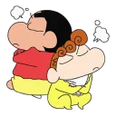Telegram sticker 😤 Crayon Shin-chan @stickerscar