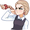 Sticker 😠 Зайчик вк @TgEmojis