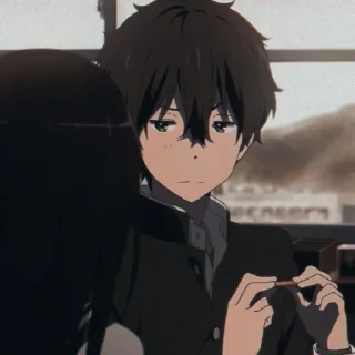 Sticker 🔒 oreki houtarou ; @diarygeo