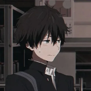 Video sticker 🔒 oreki houtarou ; @diarygeo