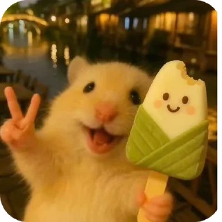 Telegram sticker ✋ @sweetyfamily27 hamsters