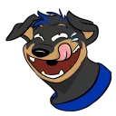 Telegram sticker 🍦 RottieDog