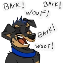 Telegram sticker 😉 RottieDog
