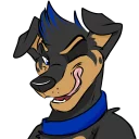 Telegram sticker 💋 RottieDog