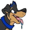 Sticker ❤ RottieDog