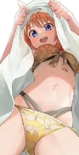 Telegram sticker 👙 Nakano @xvieravelyn @ecchistickers