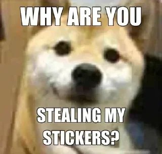 Telegram sticker 😐 Stolen stickers by sachin (3) | @SachINDIA_studios