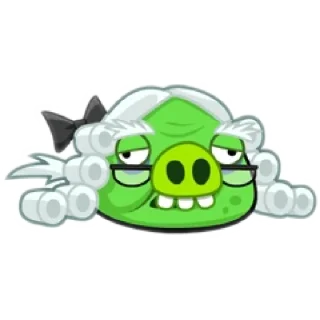 Telegram sticker 🤩 Cвинки Энгри бердс @ckladstikerov7