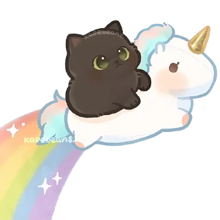 Telegram sticker 🦄 кошьк