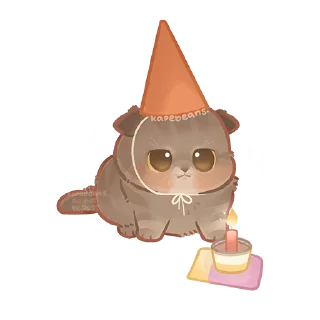 Telegram sticker 🥳 кошьк