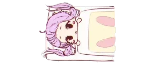 Telegram sticker 😴 幻想³ @lahuinvzhuang