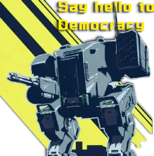 Telegram sticker 🦿 HELLDIVERS2