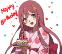 Telegram sticker 🍰 Moody Girl 4