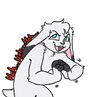 Telegram sticker 😈 Bunjamin