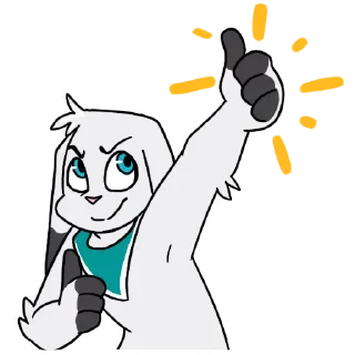 Telegram sticker 👍 Bunjamin