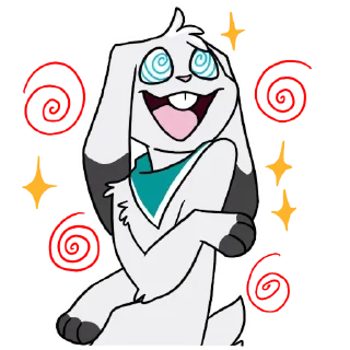 Telegram sticker 😜 Bunjamin