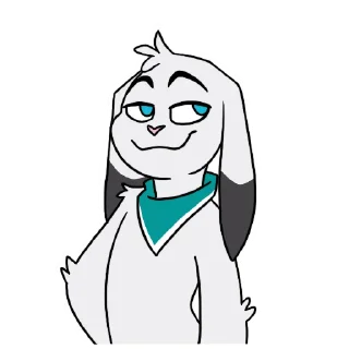 Telegram sticker 😏 Bunjamin