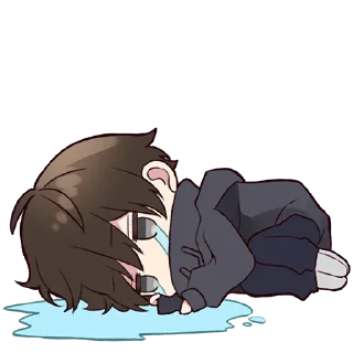 Telegram stiker 😟 Menhera kun Pt.1 @jp_stickers