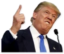 Telegram sticker 👆 Donald Trump