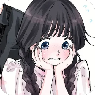 Telegram sticker 🫥 Waguri and Subaru