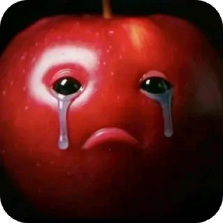 Telegram sticker 😭 крутые фрукты