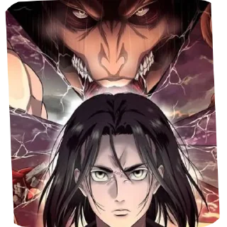 Telegram sticker 🔥 Eren Yeager/Jaeger