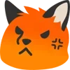 Sticker 😡 Blobfox