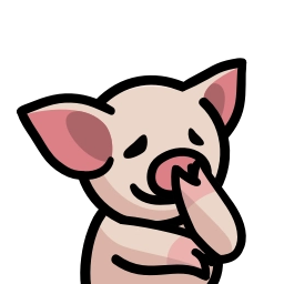 Telegram sticker 🙊 LIHKG Pig HD @lihkg_official