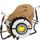 Телеграм стикер 👏 GLADOS