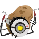 Телеграм стикер ❤️ GLADOS