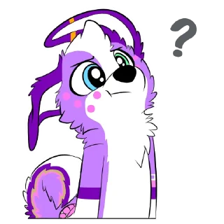 Telegram sticker ❓ Aurora Collie