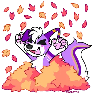Video sticker 🍃 Aurora Collie