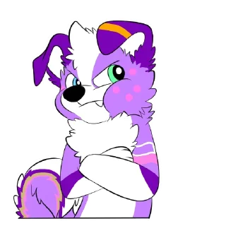 Telegram sticker 😾 Aurora Collie