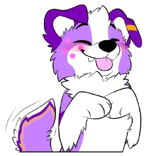 Telegram sticker 😊 Aurora Collie