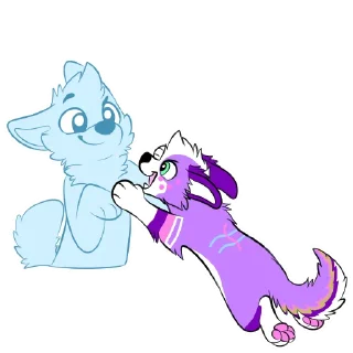 Telegram sticker 🤗 Aurora Collie