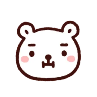 Telegram sticker 😠 白白日記OMG都是頭 表情貼 @bacbac_ch