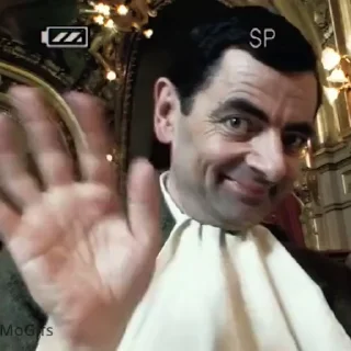 Video sticker 👋 Mr Bean @freetopsticker